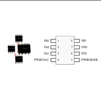 Taidacent-puce son Programmable, 13 bits, avec sortie DAC, OTP, Voice IC 80S, 8 broches, musique enregistreur, NV080C