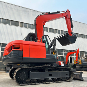 Alta qualità della seconda mano 8 Ton oro scavatore di legno presa escavatori macchina cinese a buon mercato cingolato grande escavatore per la vendita - Product Image 4
