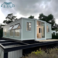 Maison de jardin modulaire préfabriquée, hôtels, complexes hôteliers, conteneurs, maison pliable extensible en conteneur pour maison de luxe extérieure de 40 pieds