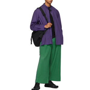 <span class=keywords><strong>Pantaloni</strong></span> da <span class=keywords><strong>uomo</strong></span> inverno Mid Rise alla moda verde rilassati <span class=keywords><strong>pantaloni</strong></span> pieghettati - Product Image 6
