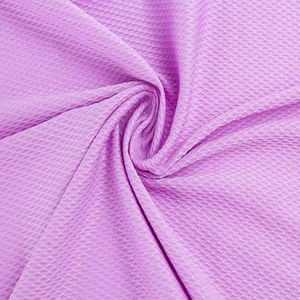 Tissu en maille jacquard extensible à motif écailles de poisson pour T-shirt de sport, séchage rapide, léger et respirant, vente en gros - Product Image 2