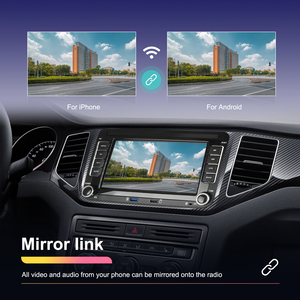 Autoradio Podofo Android 7" 2+64G Carplay Android Auto GPS WIFI RDS per VW/<span class=keywords><strong>Polo</strong></span>/Caddy/Skoda/Jetta/Seat/Touran/Passat/Golf 5 6 - Product Image 4
