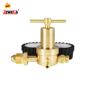 Regulador de Nitrogênio em Latão Amason Mais Vendido com Mangueira 0-600 PSI Entrada CGA580 Saída Flare 1/4" Modelo JGR-61 Serviço OEM Personalizado - Product Image 3