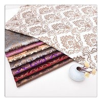 Personnalisation bronzé chinois polyester tricot collé canapé-lit tissu