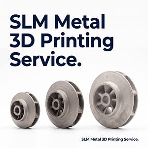 Servicio de Impresión 3D en Metal de Aluminio y Titanio SLM, Fabricación de Impulsores Personalizados, Prototipos de una Sola Pieza y Producción de Bajo Volumen - Product Image 1