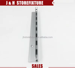 أنظمة رفوف من سبائك الألومنيوم جدار مشقوق واحد مستقيم قابل للتعديل نظام مثبت على الحائط مشقوق رفوف مستقيمة - Product Image 3