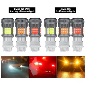 Systèmes d'éclairage automobile, 36 LED SMD, feux de jour, ampoules LED pour voiture 3156 3157, feux de freinage, clignotants - Product Image 5