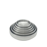 Plats à condiments en acier inoxydable 304 poli, motif personnalisable, lot de 100 pièces, durables, écologiques, pour la maison, le restaurant, les mariages
