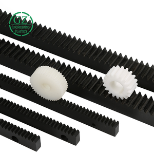 Crémaillère et <span class=keywords><strong>pignon</strong></span> hélicoïdal de direction incurvé en plastique en acier inoxydable métrique pour pièces de routeur cnc - Product Image 1