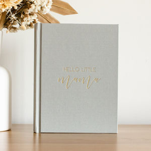 Carnet <span class=keywords><strong>de</strong></span> journalisation <span class=keywords><strong>de</strong></span> grossesse en gros, couverture rigide, en lin, pour enregistrer les souvenirs <span class=keywords><strong>de</strong></span> la grossesse et du bébé - Product Image 4