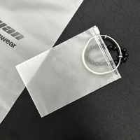 Sacs à fermeture éclair en PE transparents avec logo personnalisé, imperméables et résistants à la chaleur, options transparentes/givrées pour l'emballage des boucles d'oreilles