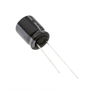 Condensateur traversant à aluminosilicate 330 µF 20 % 25 V RADIAL TH 25YXF330MEFCT810X12.5 – Distributeur agréé - Product Image 1