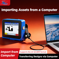 Imprimante jet d'encre portable 24 langues pour dates d'expiration avec encre à solvant, contrôle tactile intelligent, impression sur flex/œufs
