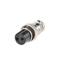 GX16 Factory Entrega en 7 días Conector de aviación con conector de brida de 2-10 núcleos, conector de cable soldado tipo disco tipo brida Gx16