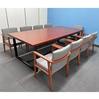 Table et chaise de restauration rapide en cuir personnalisables pour restaurant moderne SFU-01