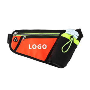 Sac banane de jogging OEM tendance pour femmes et hommes <span class=keywords><strong>avec</strong></span> porte-bouteille, <span class=keywords><strong>ceinture</strong></span> de course réfléchissante et imperméable, poche dissimulée pour bouteille, vente en gros personnalisée - Product Image 6