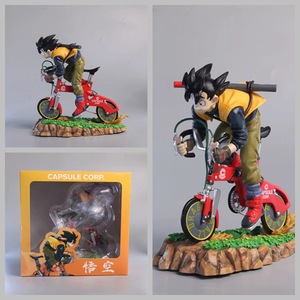 2024 GK Box moda juguetes de moda Son <span class=keywords><strong>Goku</strong></span> ciclismo bicicleta motocicleta <span class=keywords><strong>Goku</strong></span> modelo de plástico DBZ figura anime figura Super Saiyan figura - Product Image 5
