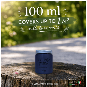 40 ULTRAMARINE 100 ml LaChalk the evolution of <b>chalk</b> paint Where <b>chalk</b> meets resin: Hybrid <b>Chalk</b> Resin Paint made in Italy - Product Image 2