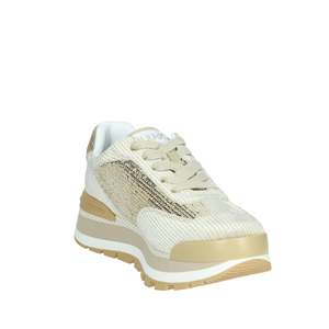 Sneakers Donna Liu-Jo con Plateau e Lacci, Modello Amazing 23 in Tela Taupe, Trendy - Product Image 5