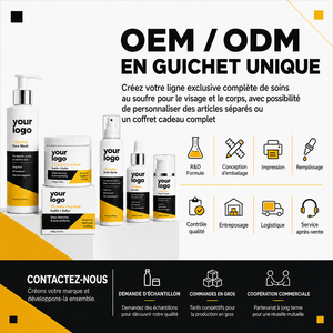 Set de Cuidado de la Piel de Marca Propia, Limpieza Profunda, Control de Grasa, Mejora la Piel Propensa a Manchas y Enrojecimiento, Set Completo de 5 Piezas con Azufre - Product Image 3