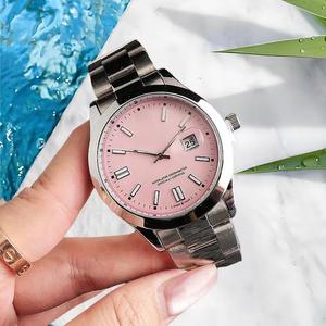 Fabricantes al por mayor Relojes de mujer de lujo clásicos de alta calidad Relojes de cuarzo de 38mm de diámetro de esfera con Logodesign. - Product Image 4