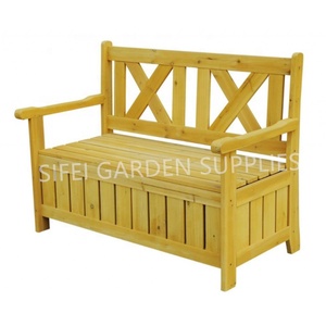 <strong>Garden</strong> <strong>Wooden</strong> <strong>Storage</strong> <strong>Bench</strong> Patio Long <strong>Bench</strong> <strong>With</strong> <strong>Storage</strong> - Product Image 6