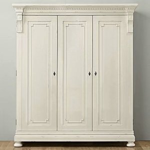 Armadio <span class=keywords><strong>Vintage</strong></span> in Legno Massello di Quercia per Camera da Letto Americana - Product Image 2