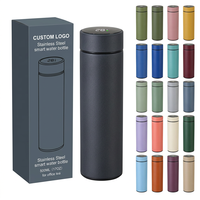 Thermos intelligent MEDO personnalisé en acier inoxydable 316 avec écran LED, bouteille d'eau isolée sous vide pour le sport, tasse à thé avec infuseur