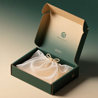 Boîte d'expédition en carton ondulé écologique de luxe avec logo personnalisé, impression premium, pour l'emballage de cadeaux de marque, e-commerce