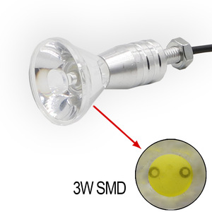 ไฟสกรูภายนอกรถมอเตอร์ไซค์ 12V กันน้ำ ไฟ LED ความสว่างสูง ไฟเดย์ไลท์แบบอีเกิลอาย ไฟเลี้ยว ไฟเบรก - Product Image 5