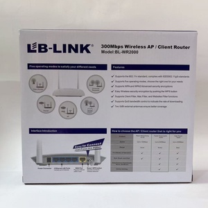 LB-LINK High Quality 300Mbps High Speed <b>Wireless</b> <b>Access</b> <b>Point</b> Router BL-WR2000 2.4GHz WIFI 4LAN WIFI Home Router - Product Image 4