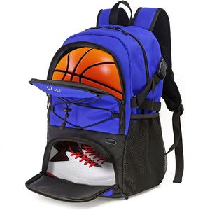 Sac à dos de basketball pour hommes, sac de football avec compartiment pour ballon et compartiment pour chaussures pour l'entraînement au basketball, au football et au volley-ball - Product Image 1