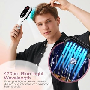 Cepillo Eléctrico Portátil XBH para el Cuidado del Cabello, Peine Masajeador de Cuero Cabelludo con Vapor, Vibración y Microcorriente para el Crecimiento del Cabello y Aplicación de Aceite - Product Image 2