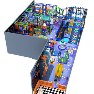 Parc d'aventure commercial, parcours de cordes, centre de jeux familial, château gonflable, équipement de terrain de jeux intérieur sur mesure pour enfants - Product Image 3