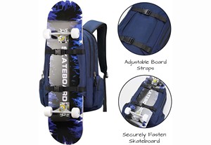 Mochila de Muestra Gratuita para Hombre, Bolsa de Almacenamiento para Patineta con Ruedas, Compatible con Cascos de Surf, Regalo para Patinadores - Product Image 6