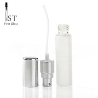Flacon pulvérisateur de parfum vide de 5 ml, en verre givré mat, vaporisateur de voyage rechargeable, mini vaporisateur pour emballage de parfum cosmétique