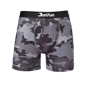 Sous-vêtements de sport pour hommes, caleçons <span class=keywords><strong>boxer</strong></span> en polyester et élasthanne respirant à séchage rapide, motifs animaliers imprimés - Product Image 4