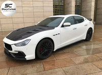 Capot moteur en fibre de carbone Ghibli pour Maserati Ghibli S Q4 berline 4 portes 2014-2020