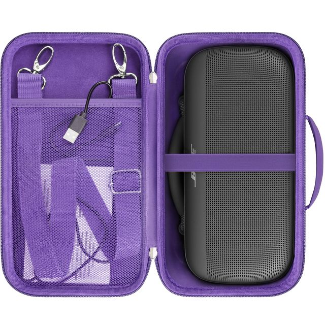 For Bose SoundLink Max Large Portable Waterproof for Bluetooth Speaker Case Wireless Speaker EVA Case Zipper Closure Casual Styl
