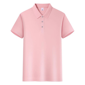 เสื้อโปโลสีพื้น ผ้าโพลีเอสเตอร์ แขนสั้น ใส่ได้ทุกวัน เสื้อผ้าผู้หญิง พิมพ์โลโก้ได้ตามต้องการ - Product Image 3
