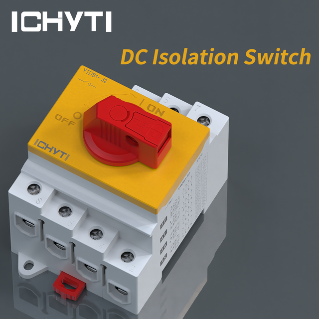 1000V 32A PV Disconnect Switch Solar Panel Cleaning Energy Professional Factory Manufacturer