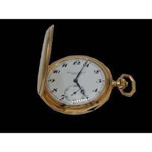 Orologio da tasca in oro massiccio 14k-Schaffhausen IWC * ottime condizioni * - Product Image 5