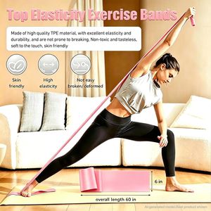Bandes de Résistance de Yoga en TPE de Haute Qualité, Personnalisables avec Logo OEM, Largeur 1500x150x0.35mm, pour Fitness et Étirements – Vente en Gros - Product Image 3