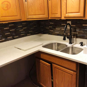 Marbre artificiel/<span class=keywords><strong>granit</strong></span> imitation pierre <span class=keywords><strong>de</strong></span> <span class=keywords><strong>quartz</strong></span> pour plans <span class=keywords><strong>de</strong></span> <span class=keywords><strong>travail</strong></span> <span class=keywords><strong>de</strong></span> <span class=keywords><strong>cuisine</strong></span>/salle <span class=keywords><strong>de</strong></span> bain - Product Image 4