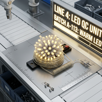 Modul LED Pixel Digital RGB WS2811 5V 12V 9MM 12MM, Dapat Diatur Secara Individual, Tahan Air IP68