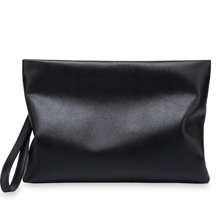 classic fashion soft pu envelope clutch bag men's business pouch wholesale phone bulk storage bag