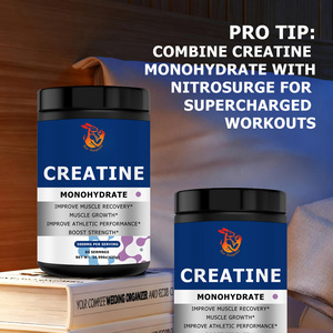 Suplementos Herbales Naturales Más Vendidos, Creatina en Polvo con Monohidrato de Creatina, Mejora la Recuperación Muscular - Product Image 6