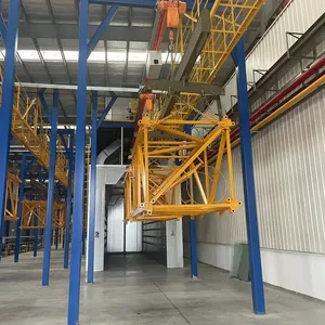 coating spray painting line hanged conveyor chains automatic uv spray painting machine line