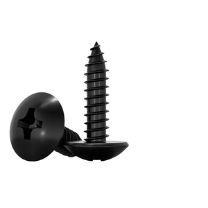 Tornillo Autorroscante de Cabeza Plana Grande en Forma de Cruz, Negro, M3, Tipo Paraguas M4, Redondo Tipo Hongo - Product Image 1