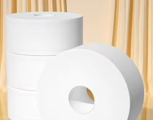 Papel Higiénico de Pulpa de Madera de Grado Comercial, Rollo Jumbo de 700 g, Núcleo de Papel Ultrafino, Especialmente Diseñado para Centros Comerciales y Espacios Públicos - Product Image 2